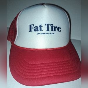 Fat Tire Beer Hat New Belgium Brewery Red Trucker Hat Colorado
